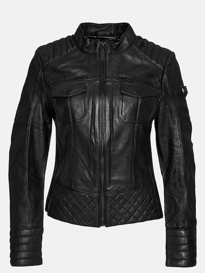 Tazzio Übergangsjacke 'F524'‌‌‌‌‌‌‌‌‌‌ in S in schwarz, Produktansicht