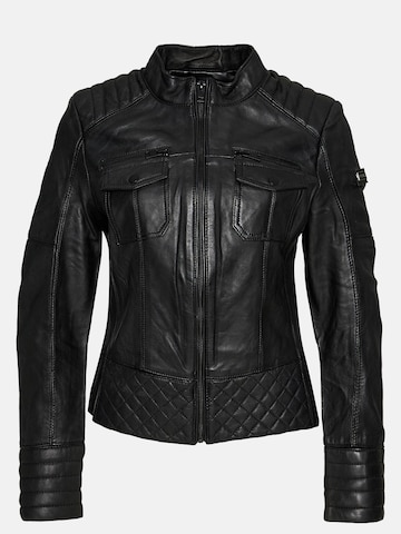 Tazzio Übergangsjacke 'F524' in Schwarz: Vorderseite