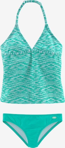 VENICE BEACH Triangel Tankini in Grün: Vorderseite