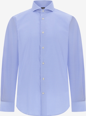 mėlyna Boggi Milano Priglundantis modelis Marškiniai: priekis