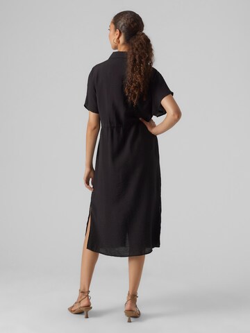 Robe-chemise 'VMIris' VERO MODA en noir