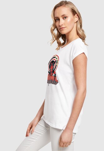 T-shirt 'Deadpool - Upside Down' ABSOLUTE CULT en blanc