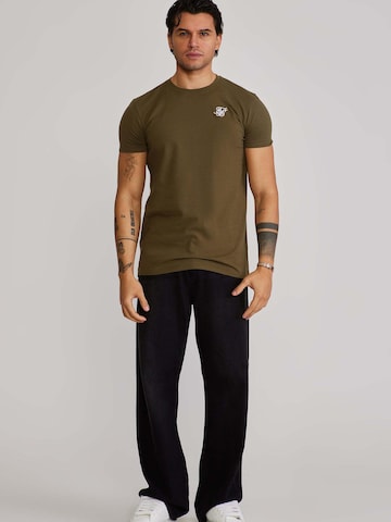 Maglietta 'Essentials' di SikSilk in verde