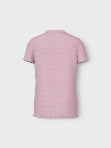 NAME IT - Camiseta 'VIBSE' en rosa