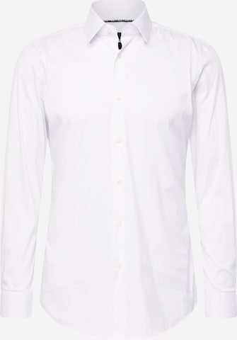 BOSS Black - Ajuste estrecho Camisa 'P-Ray' en blanco: frente