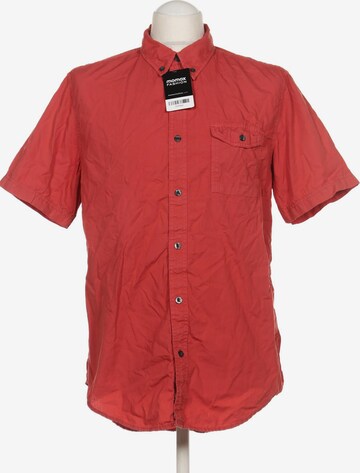 TIMBERLAND Button Up Shirt in M in Red: front