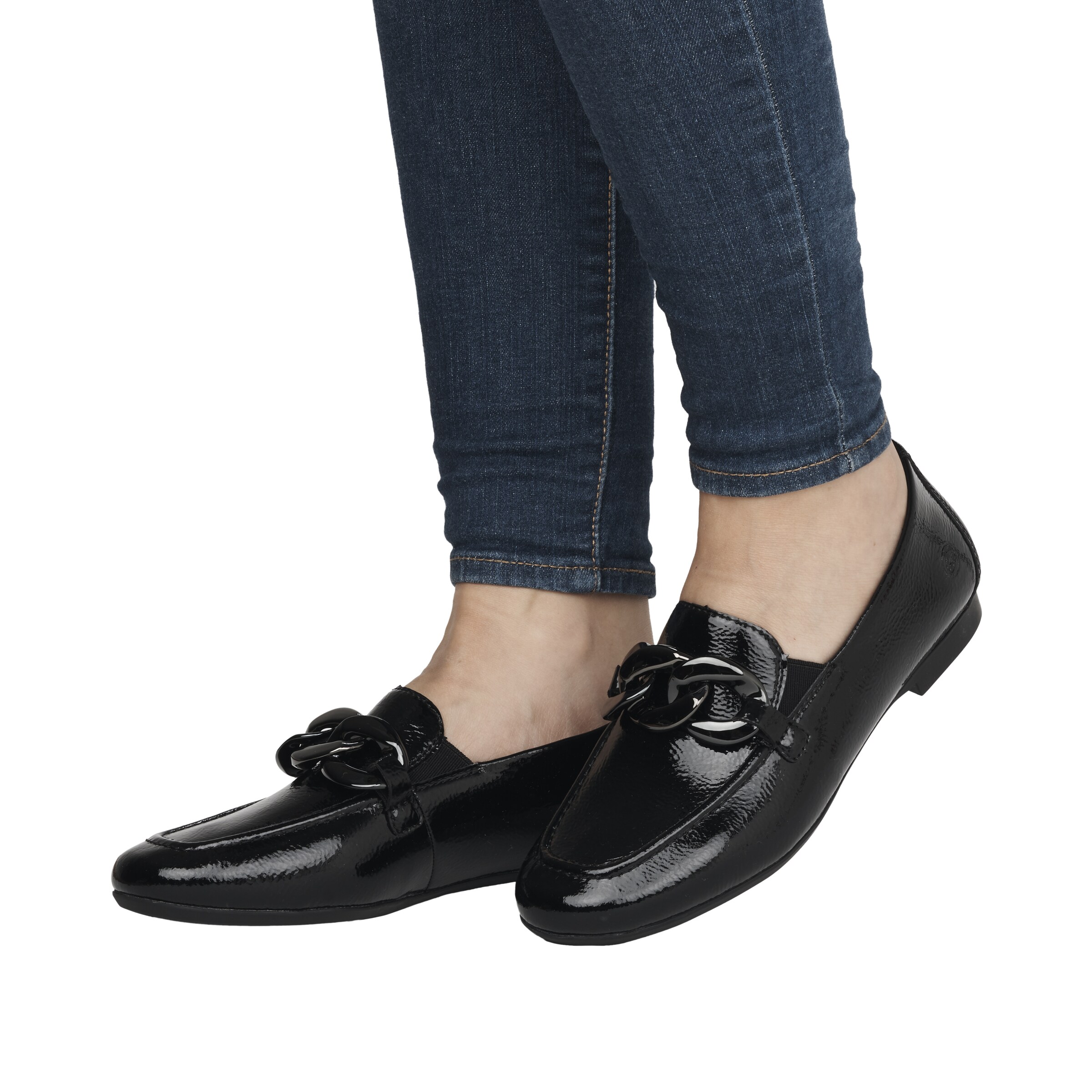 REMONTE Mokassin 'D0K00' in Schwarz