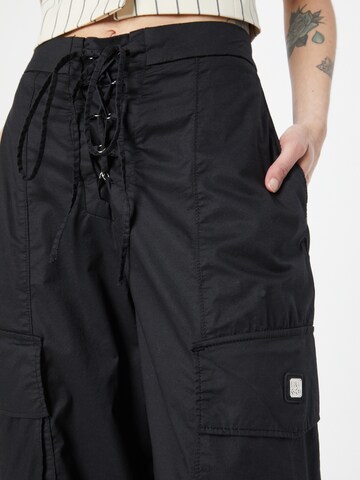 HUGO Red - Loosefit Pantalón cargo 'Hanefi' en negro