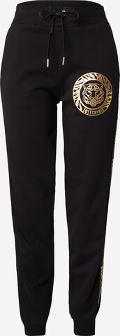 Just Cavalli Zwężany krój Spodnie w kolorze czarny: przód