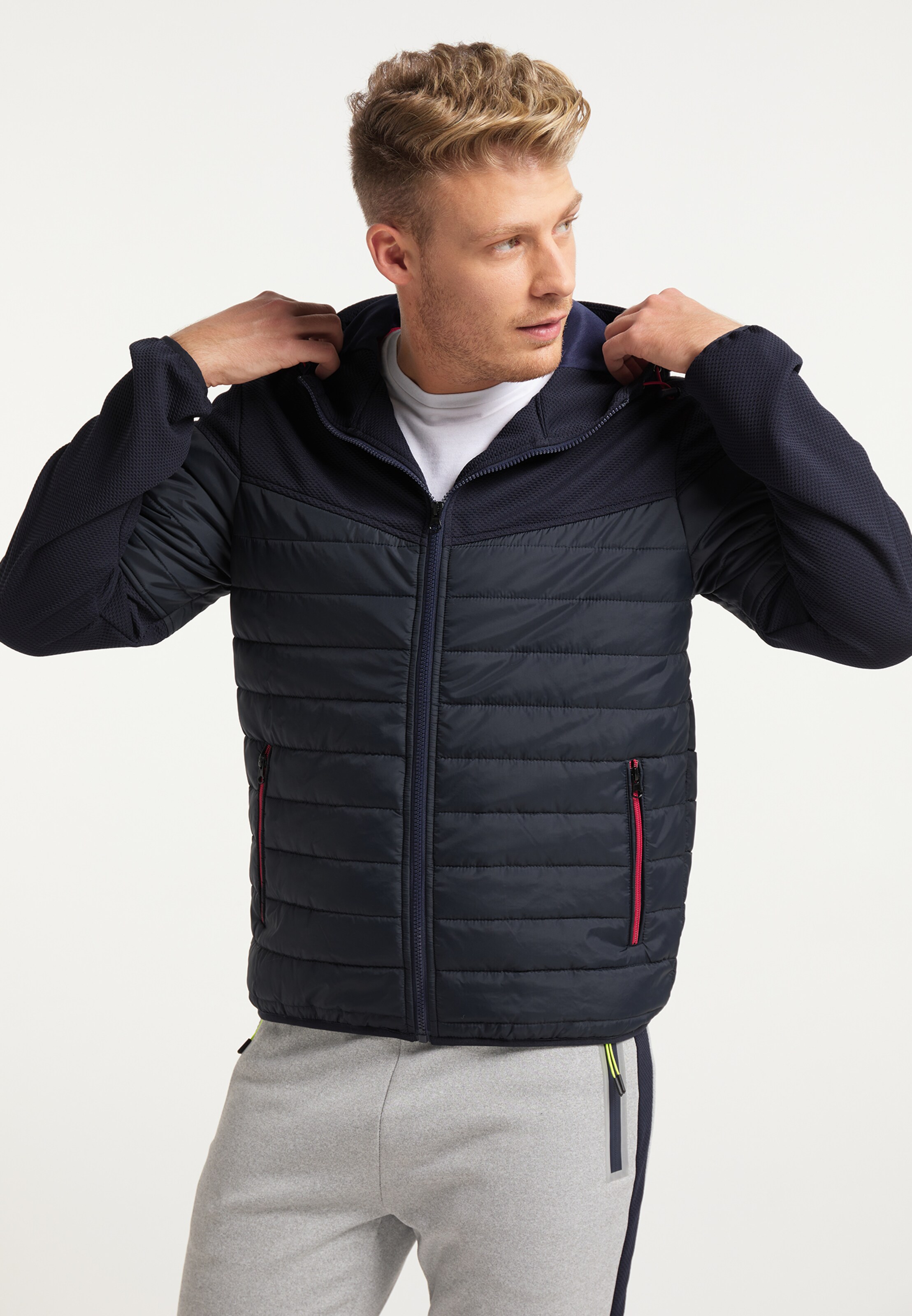 Männer Jacken Mo SPORTS Jacke in Nachtblau - LZ56000 Männer Jacken Mo SPORTS Jacke in Nachtblau - LZ56000