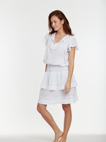 OLYMPIA Kleid in Weiß
