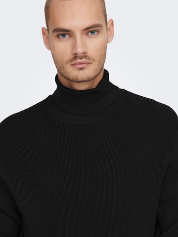 Only & Sons - Jersey 'Phil' en negro
