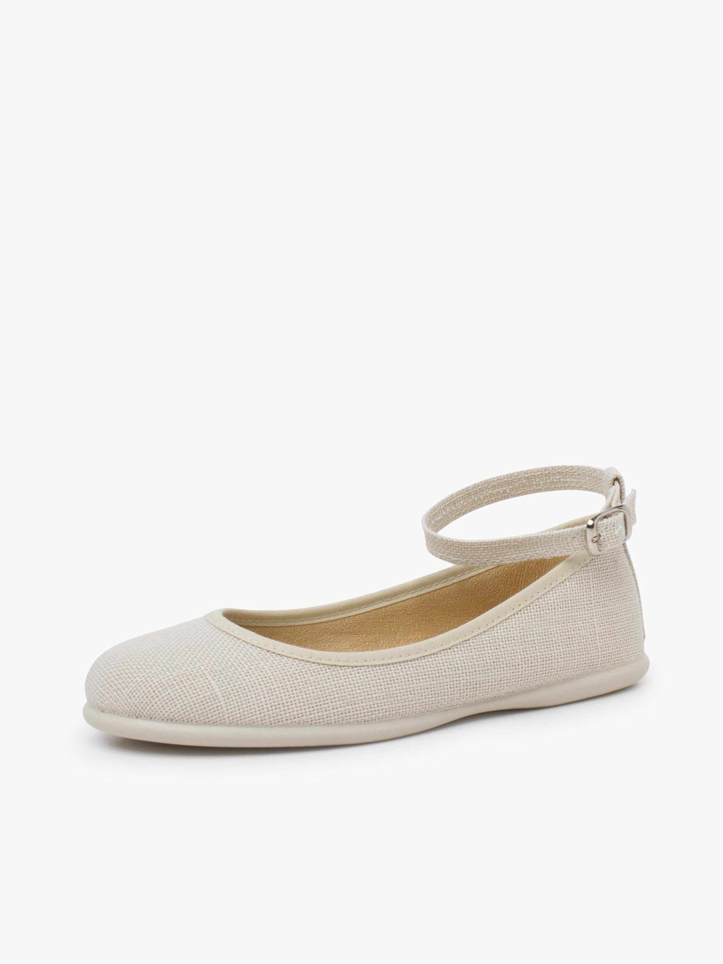 Pisamonas - Bailarina en beige: frente