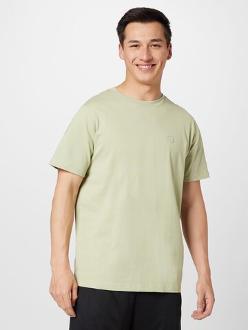 KnowledgeCotton Apparel Shirt 'ALDER' in Groen: voorkant