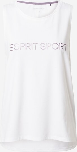 ESPRIT SPORT Sportski top u srebro / bijela, Pregled proizvoda