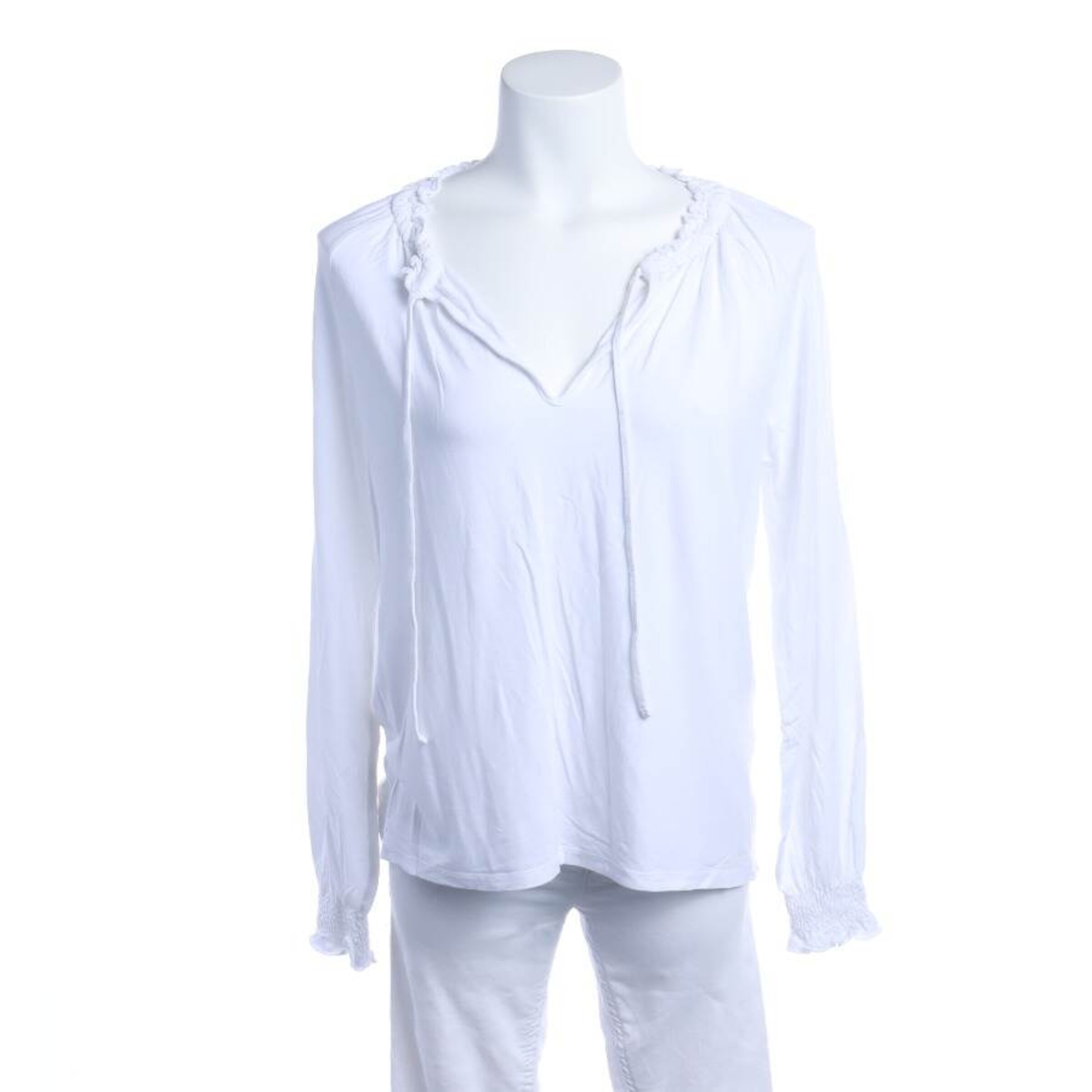 BLOOM Bluse / Tunika S in Weiß: Vorderseite