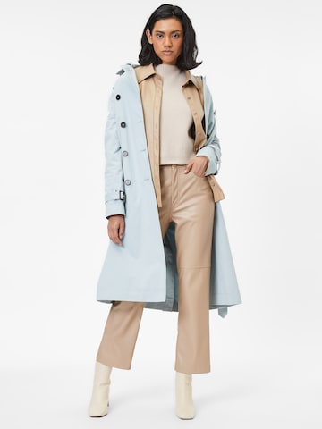 Warehouse Between-seasons coat in Blue