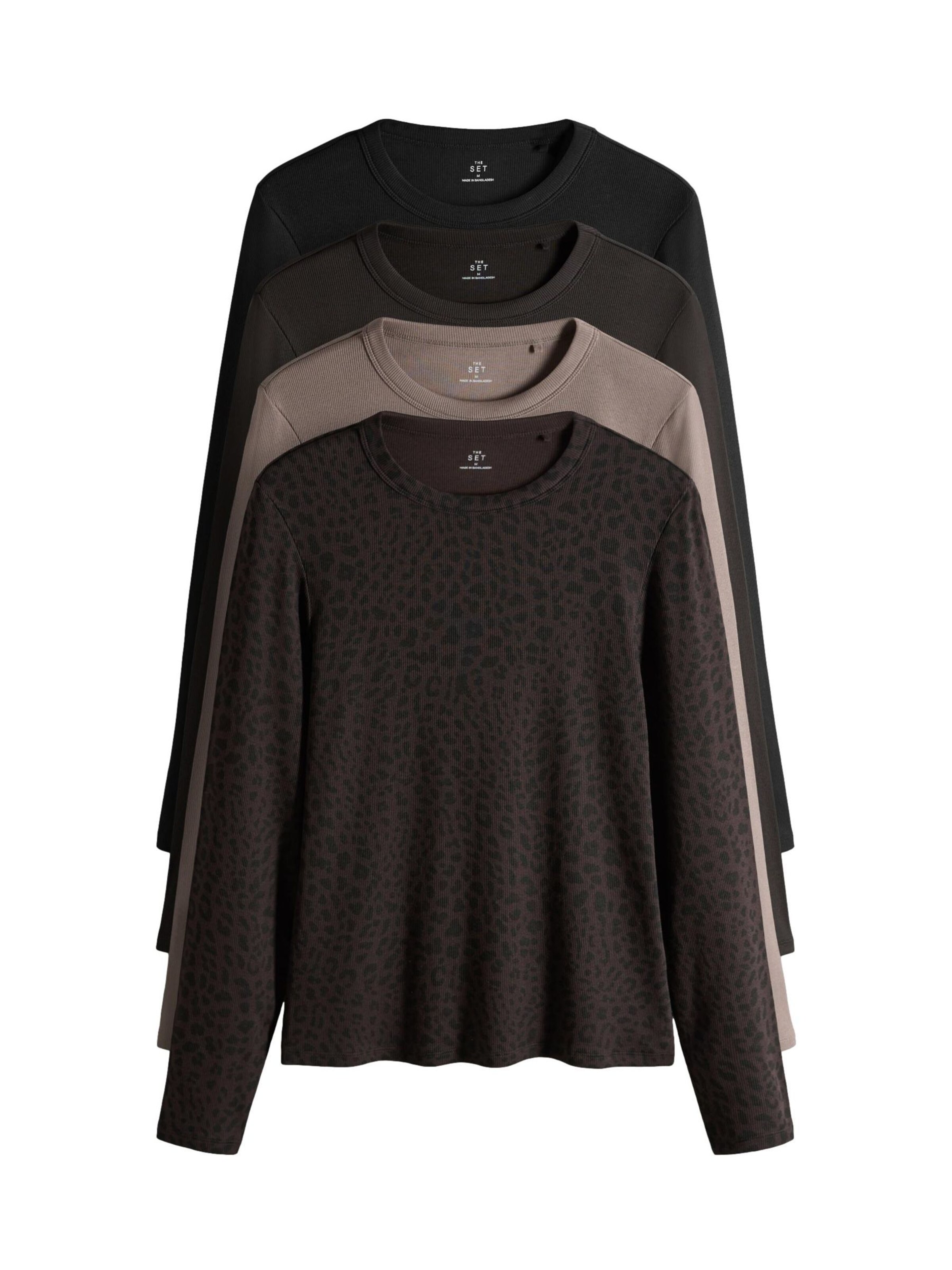 The Set Тениска в кафяво: отпред