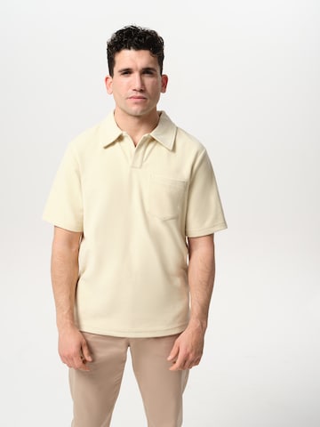 ABOUT YOU x Jaime Lorente Shirt 'Milo' in Beige: voorkant