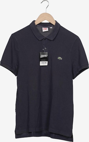 Lacoste LIVE Poloshirt M-L in Blau: Vorderseite