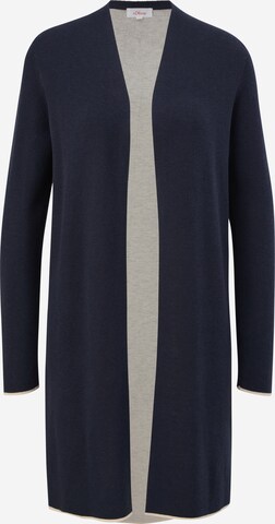 s.Oliver Knit Cardigan in Blue: front