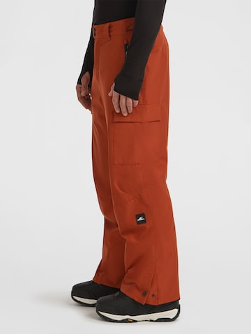 O'NEILL Loosefit Outdoorové kalhoty – červená