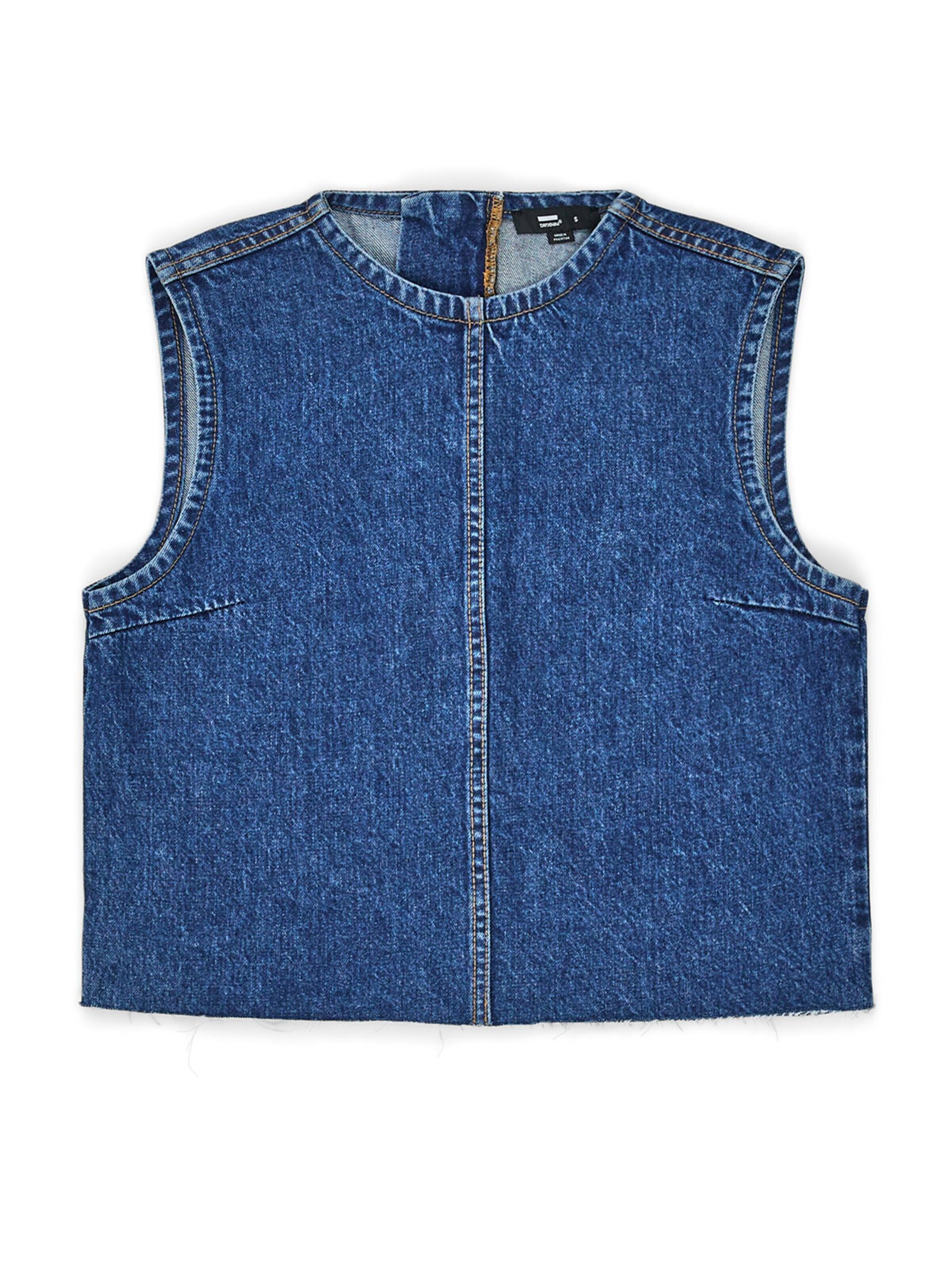 Dr. Denim Top 'Erin Top' in Blue: front