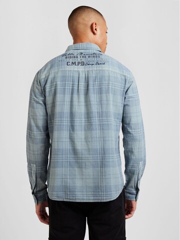 CAMP DAVID Regular fit Overhemd in Blauw