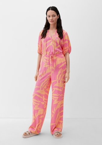 s.Oliver Wide leg Trousers in Orange