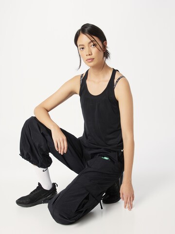 NIKE Sports Top in Black