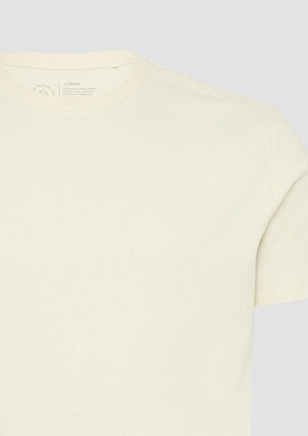 T-Shirt s.Oliver en blanc