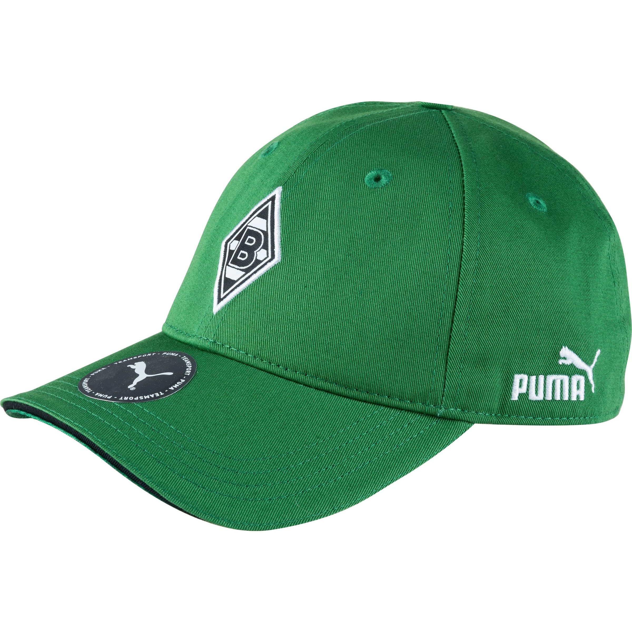 PUMA Cap 'Borussia Mönchengladbach' in Green / Black / natural white, Item view