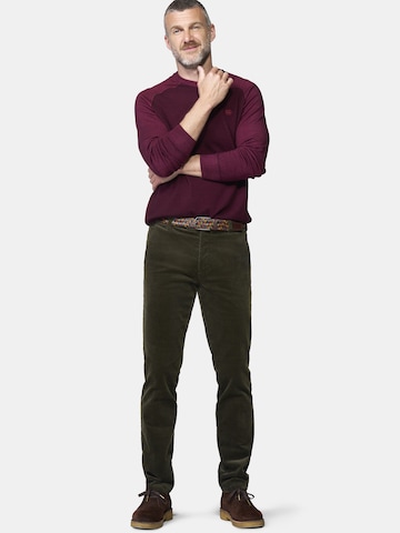 Regular Pantalon chino 'Bonn 2-3708' MEYER en vert