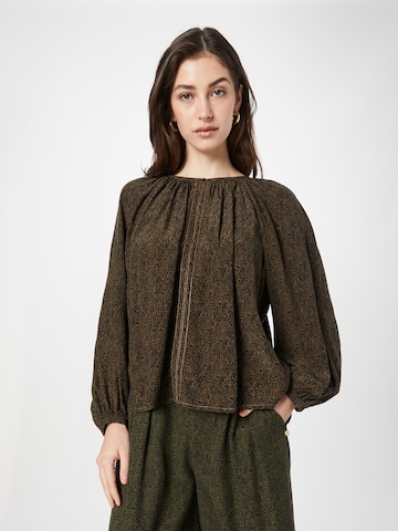 SCOTCH & SODA Blouse in Groen: voorkant