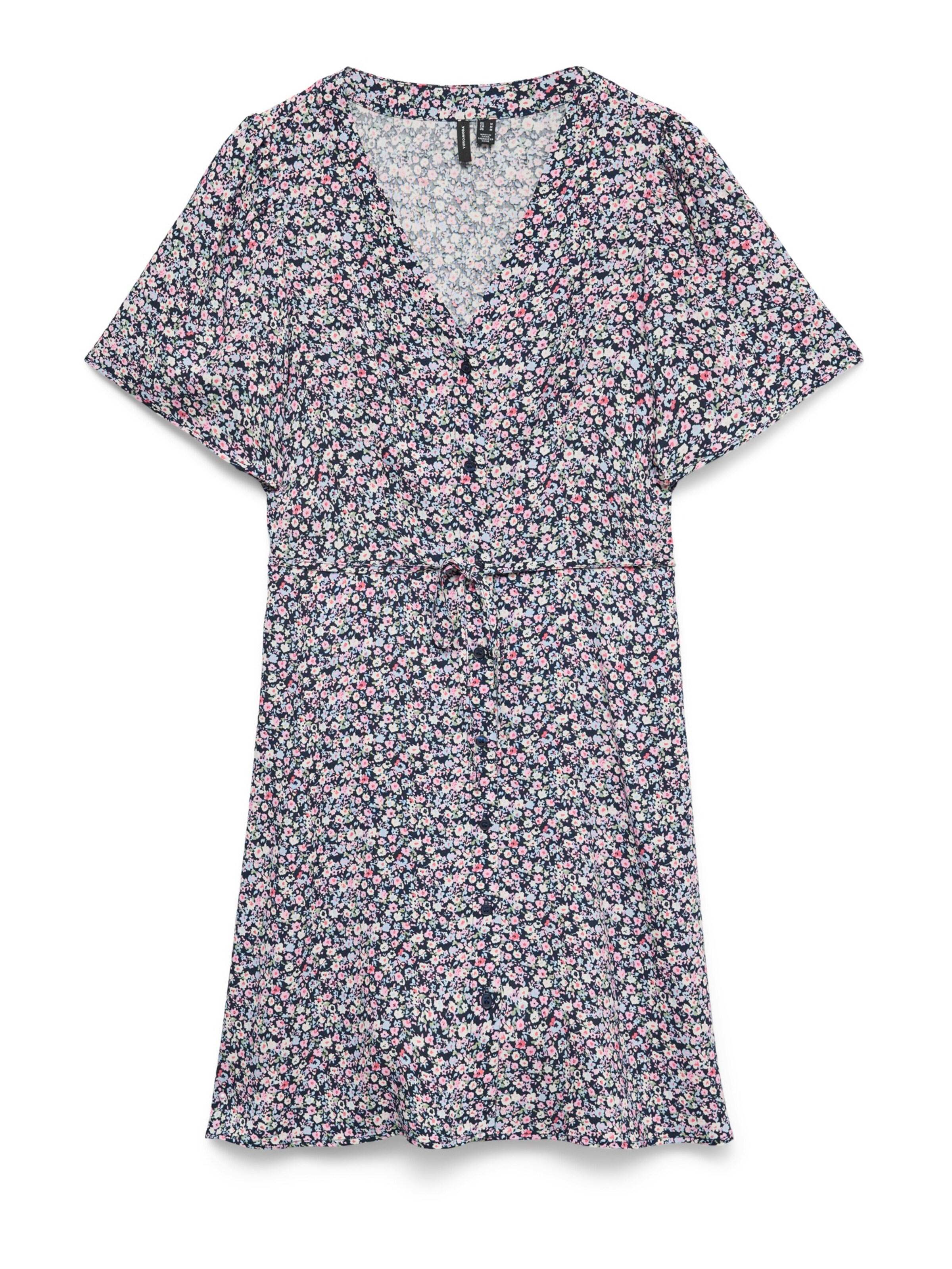 Robe-chemise 'VMALBA' VERO MODA en bleu : devant