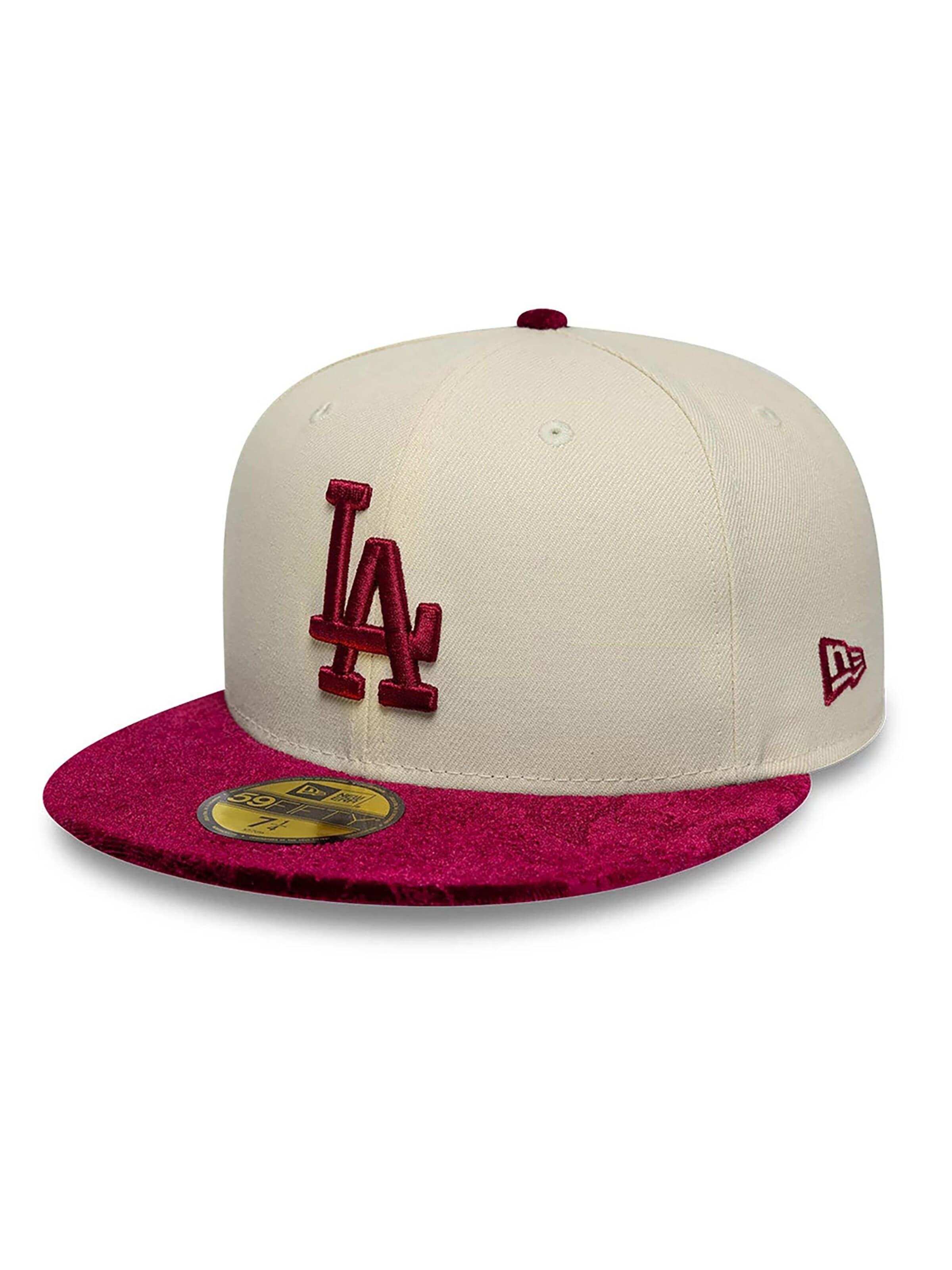 NEW ERA Cap '59FIFTY MLB LA Dodgers'‌‌‌‌‌‌‌ in Beige: Vorderseite