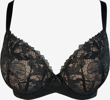 SugarShape Bra 'Vienna' in Black: front