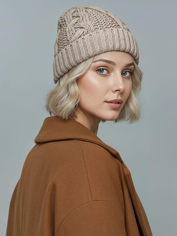 Neverless Beanie 'Model 36937' in Beige