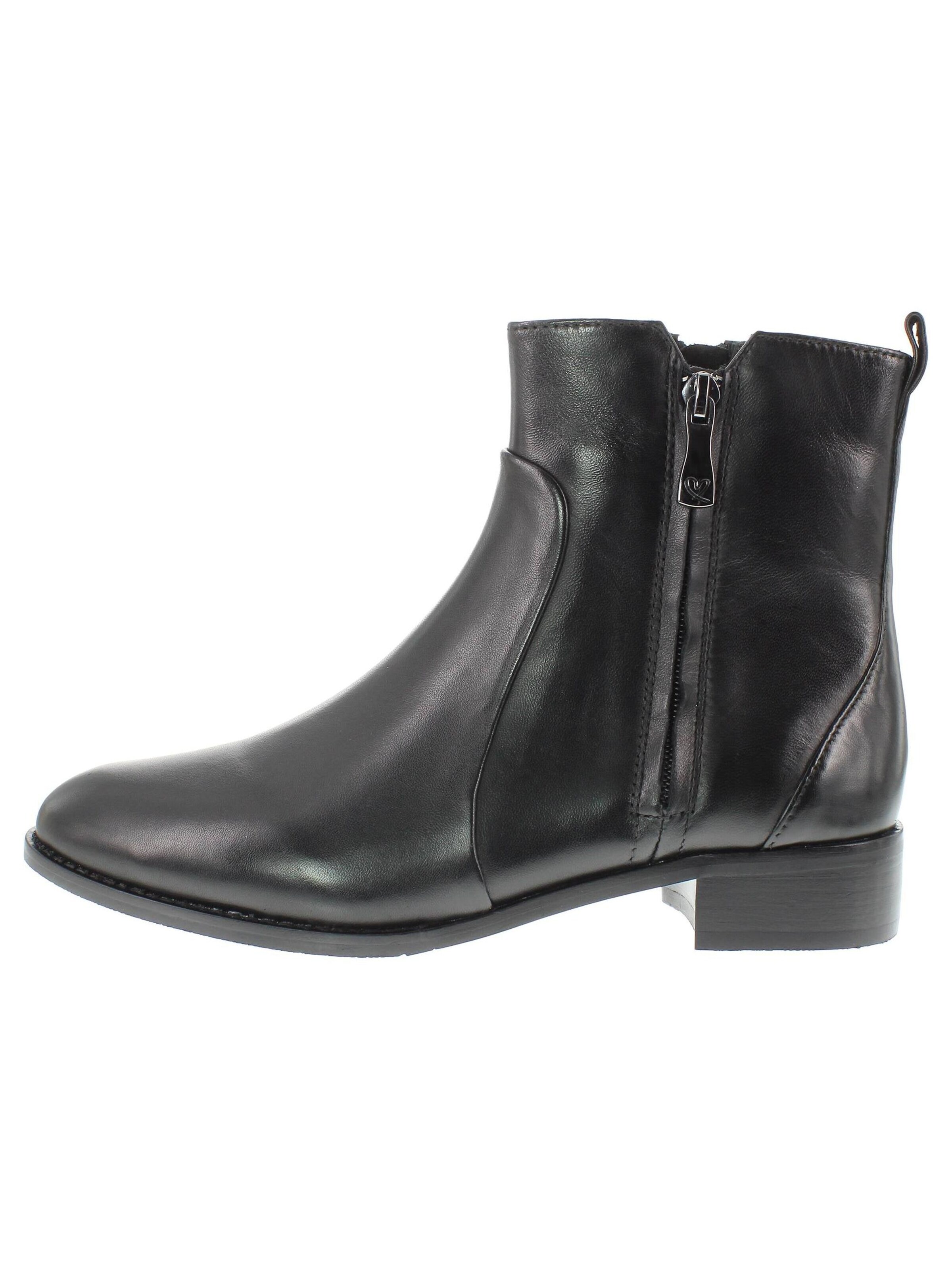 Everybody Booties 'GIASELDA' in Black: front