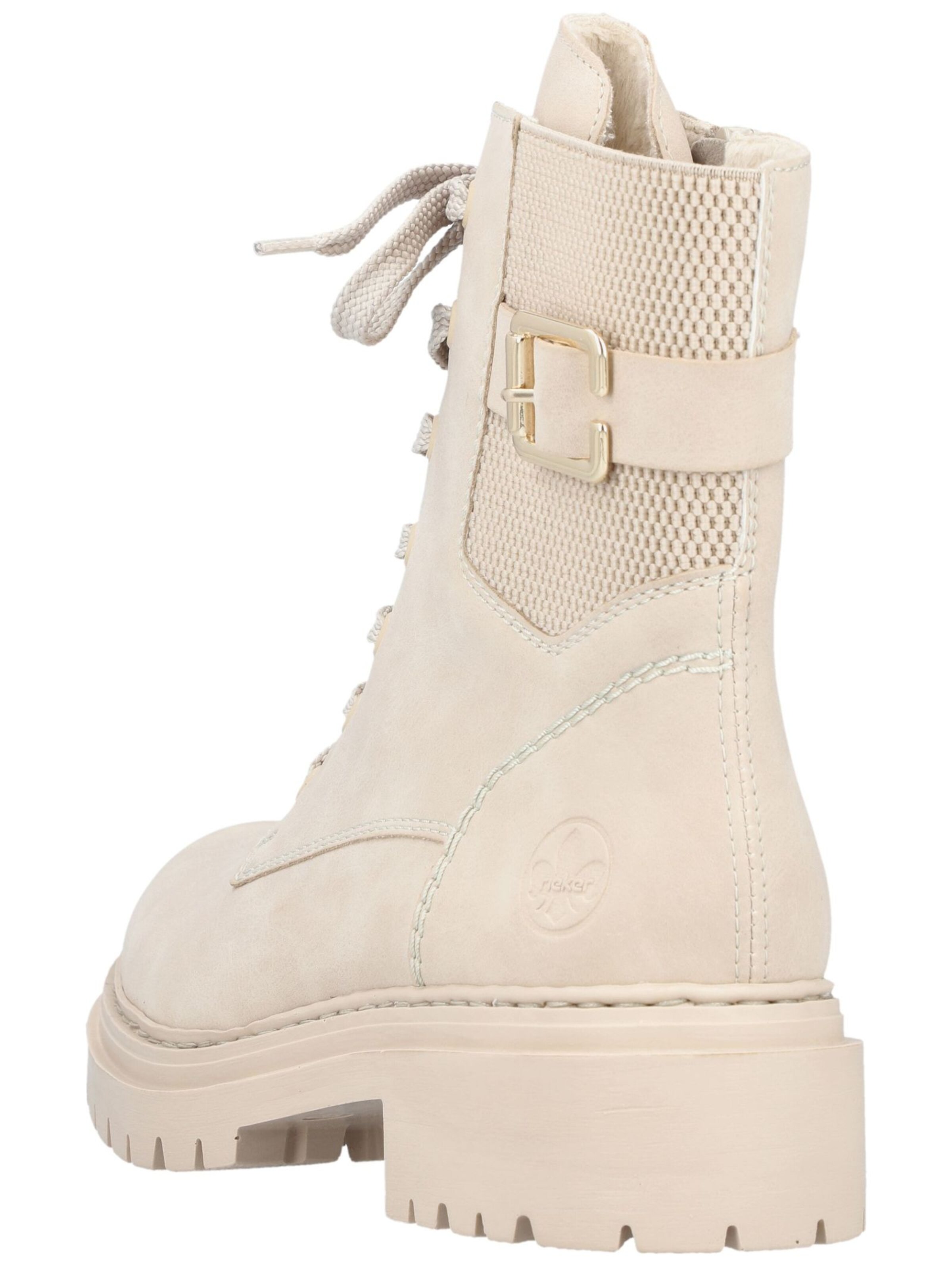 Bottines à lacets Rieker en beige