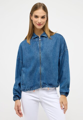 ÆNGELS Between-Season Jacket in Blue: front