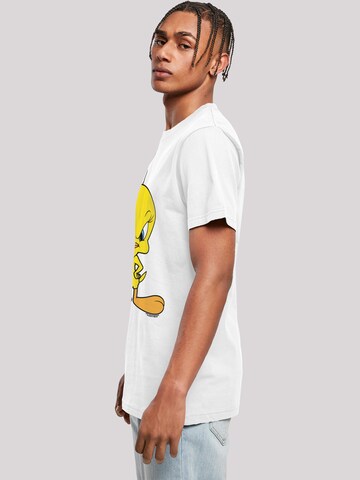 T-Shirt 'Looney Tunes' F4NT4STIC en blanc