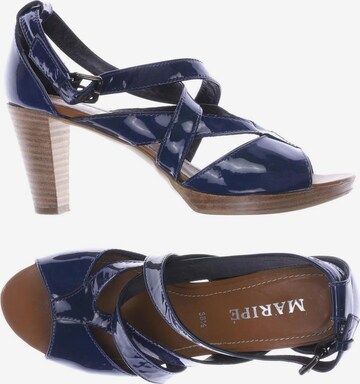 Maripå Sandals & High-Heeled Sandals in 38,5 in Blue: front