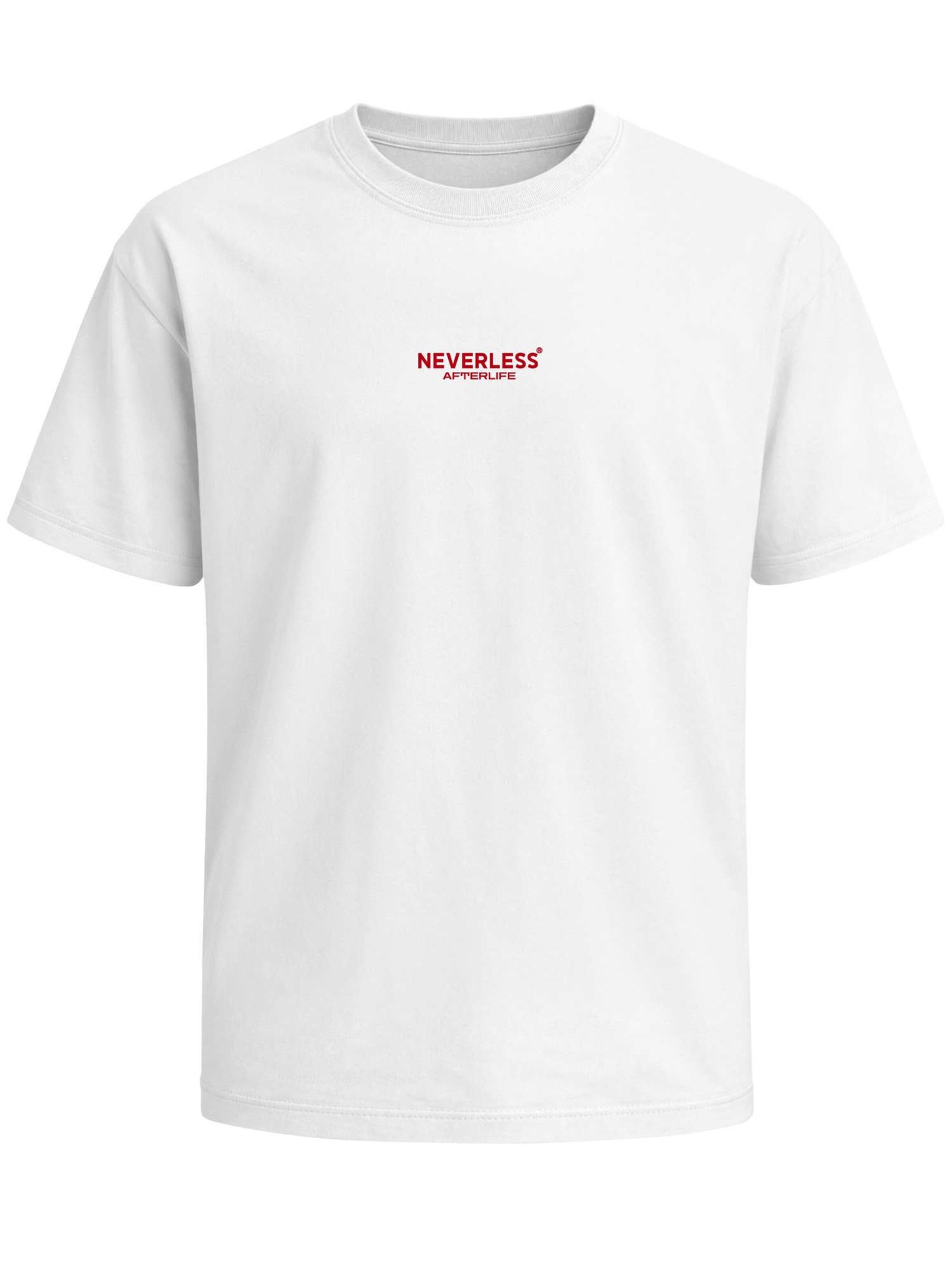 Neverless Shirt 'Spider Lilies' in White: front