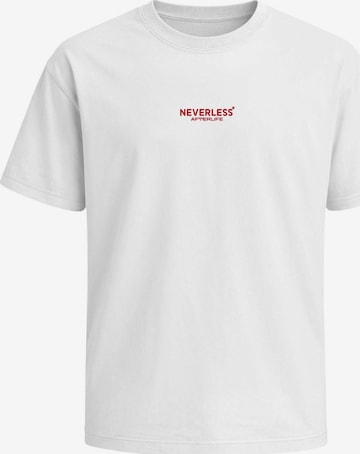 Neverless Shirt 'Spider Lilies' in White: front