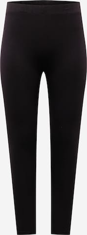 Skinny Leggings 'KOKOS' de la Fransa Curve pe negru: față