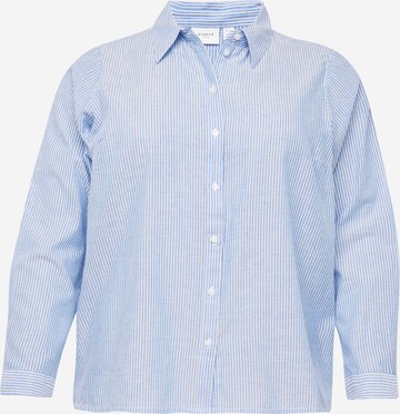 EVOKED Bluzka 'VIABINA' w kolorze niebieski: przód