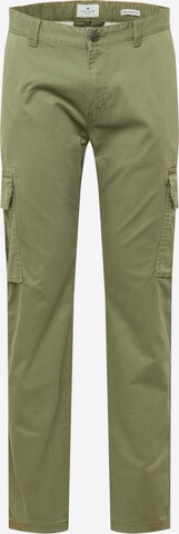 Pantalon cargo 'Travis' TOM TAILOR en vert : devant