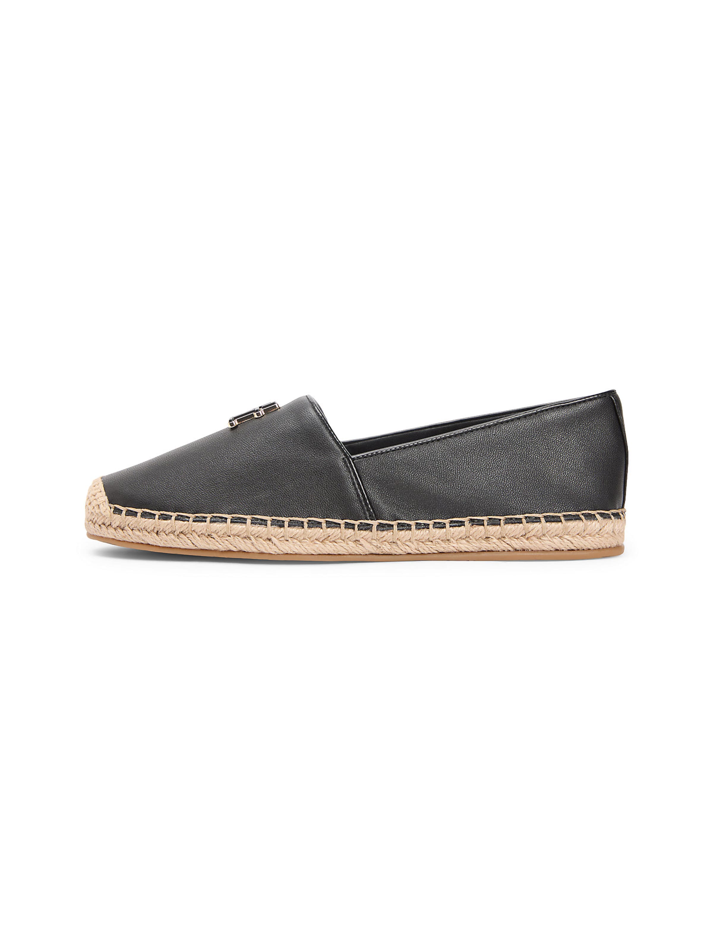 TOMMY HILFIGER Espadrilles in Black: front