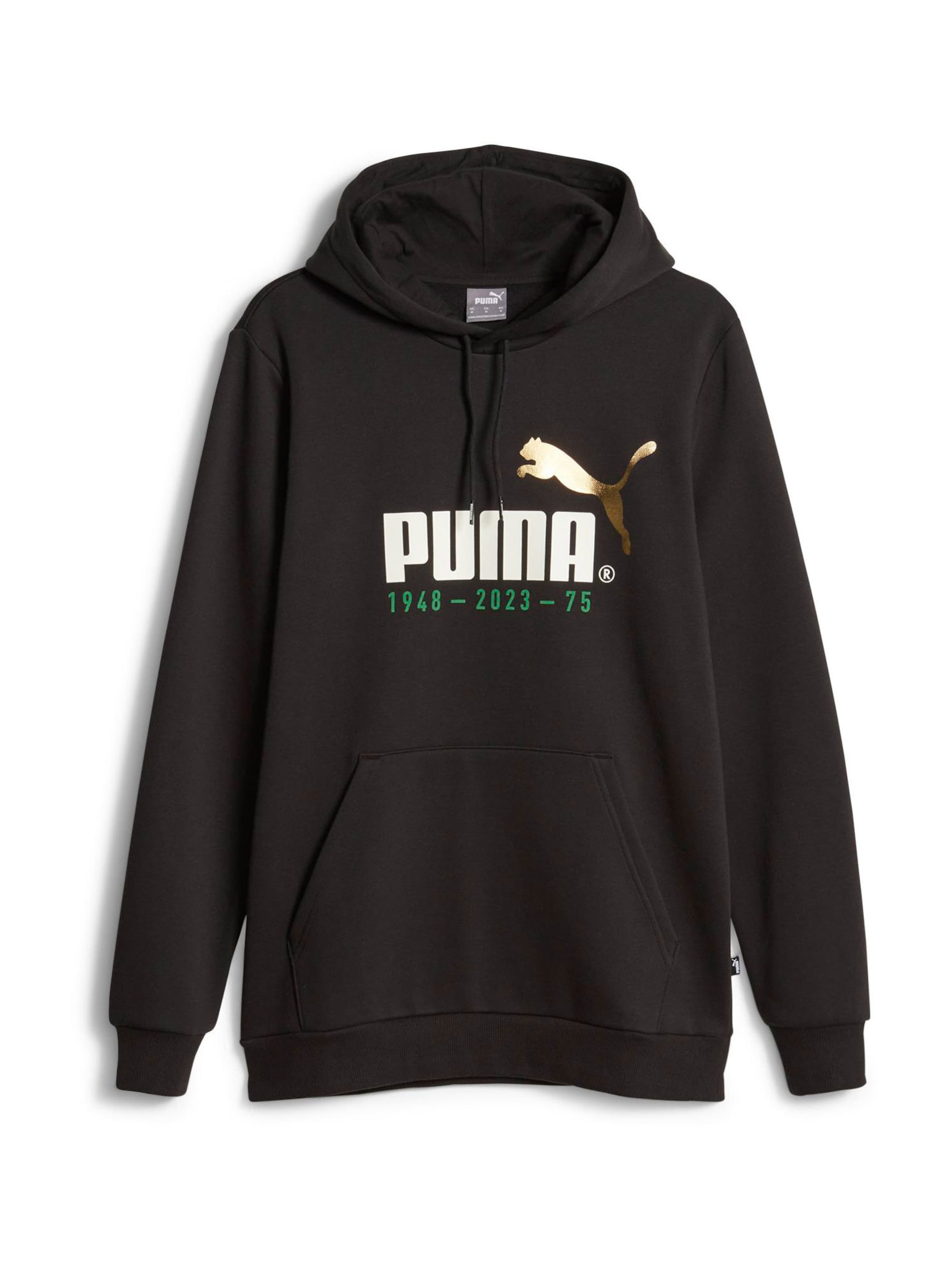 PUMA Sports sweatshirt 'No. 1 Logo Celebration' in Black: front